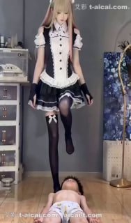 VYC15612【段子先生】众多美女踩着毯子跳舞的封面